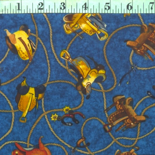 Open Range: Saddles on Blue